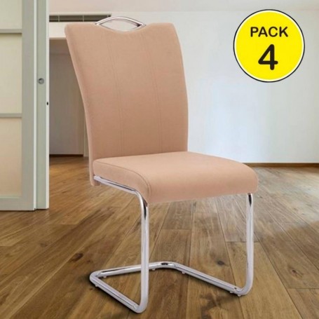 Pack de 4 Cadeiras Austria (Bege)