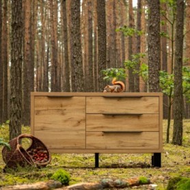 Aparador 1 Porta + 3 Gavetas Halle