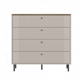 Cómoda 4 Gavetas Tiramisu