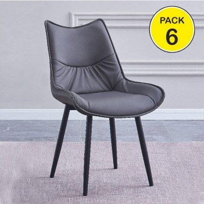 Pack 6 Cadeiras Calista (Cinza)