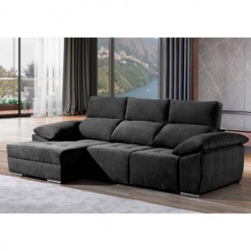Sofá 2L + Chaise Long c/ Cama Las Vegas (280x160cm)