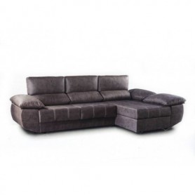 Sofá 2L + Chaise Long Rocky (295x165cm)