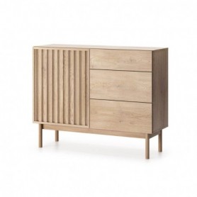 Aparador 1 Porta + 3 Gavetas Saori