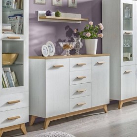 Aparador 2 Portas + 4 Gavetas Sven