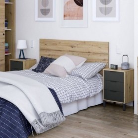 Pack Cabeceira + 2 Mesas de Cabeceira Enzo